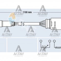 SENSÖR OKSİJEN PASSAT / A4 00-04 ALZ 1.6 ÖN