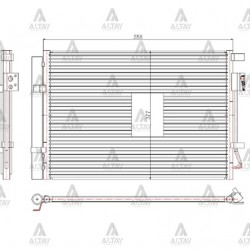RADYATÖR KLİMA ACCENT 11-14 BLUE / RIO 12-14 BENZİNLİ BRAZING