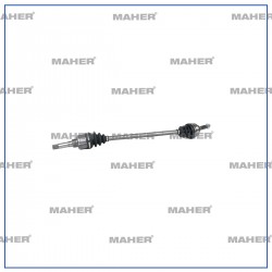 AKS KOMPLE ÖN C3 I 02-09 / SAĞ 1.4HDI M-T 70HP YAYLI TİP MA ŞANZIMAN 858mm