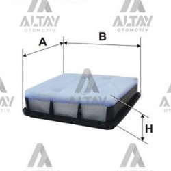 HAVA FİLTRESİ L-200 06-14 / PAJERO 08=