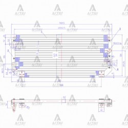 RADYATÖR KLIMA COROLLA  93-98 BRAZING