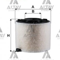 HAVA FİLTRESİ A4 / A5 / Q5 15= 2.0 TDI DEUB-DEUC-DEUA-CZHA-DESA-DETA (SİLİNDİR TİP)