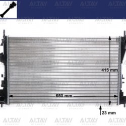 RADYATÖR SU VECTRA C / SIGNUM Z18XE-Z16XE-Z18XEL M-T