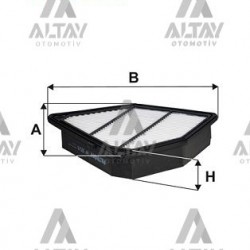 HAVA FİLTRESİ CRV 15= 1.6 D-TEC DİZEL HAVA FİLTRESİ CRV 15= 1.6 D-TEC DİZEL