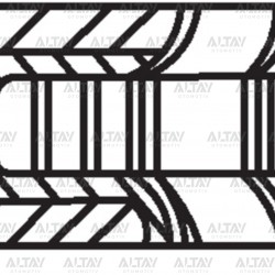 SEGMAN 206 / 307 / 406 / 407 / 607 / C4 / C5 2.0 16V (EW10J4-DEW10J4) STD (85.00) SEGMAN 206 / 307 / 406 / 407 / 607 / C4 / C5 2.0 16V (EW10J4-DEW10J4) STD (85.00)