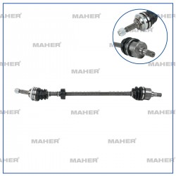AKS KOMPLE ÖN AVEO 06-11 / KALOS 03-08 / SAĞ 1.2 8V ABSLİ 47 DİŞ M-T 880mm