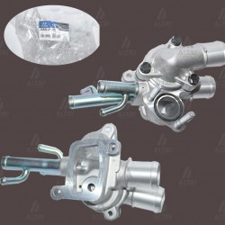 TERMOSTAT KAPAK KOMPLE ALT ÜST ACCENT 06= ERA 1.6