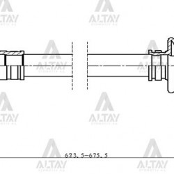 AKS KOMPLE ÖN CIVIC 06-11 FD6 / KISA A-T SOL