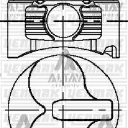 PİSTON SEGMANLI VANETTE LD-23 STD PİSTON SEGMANLI VANETTE LD-23 STD