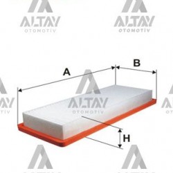 HAVA FİLTRESİ 207 / 208 / 3008 / DS3 / C4 / 07= 1.6 THP