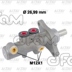 FREN ANA MERKEZ TRANSPORTER T5 / TOUAREG / CAYENNE 04-09 26.99 MM