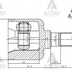 AKS KAFASI İÇ ACCENT  95-06 / EXCEL 90-94 / 25X22X35