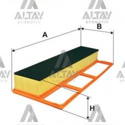 HAVA FİLTRESİ ALBEA / PALİO / DOBLO / LİNEA / PUNTO 03-12 1.3 MJT SÜNGERLİ HAVA FİLTRESİ ALBEA / PALİO / DOBLO / LİNEA / PUNTO 03-12 1.3 MJT SÜNGERLİ