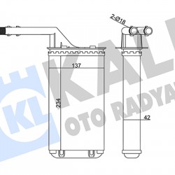 RADYATÖR KALORİFER 106 / SAXO 91=