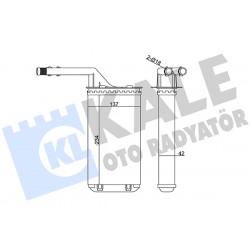 RADYATÖR KALORİFER 106 / SAXO 91=