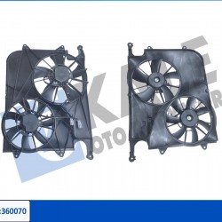FAN MOTORU (SU+ KLIMA)RADYATÖR DAVLUMBAZLI ÇİFTLİ CHEVROLET CAPTIVA C100 2.0D 2006-2012 / ANTARA 2.0D
