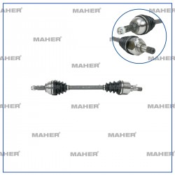 AKS KOMPLE ÖN SCUDO 07= / EXPERT TEPEE 07= / C5 III 08-15 / 407 04-11 / SOL 1.6JTD 669mm
