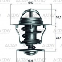 TERMOSTAT TRANSIT 93-00 / CONNECT 02-14 / FOCUS 98-04 / 1.8TDCI CONTALI 88°C