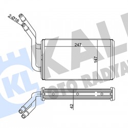 RADYATÖR KALORİFER TRANSIT TURBO 96-99 V184 01= RADYATÖR KALORİFER TRANSIT TURBO 96-99 V184 01=