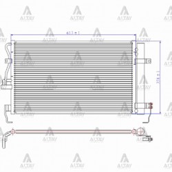 RADYATÖR KLİMA ELANTRA 01-07 BRAZING
