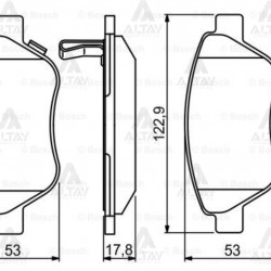 FREN BALATA CORSA D 06= 1.0-1.2-1.4-1.3D 75HP ÖN FREN BALATA CORSA D 06= 1.0-1.2-1.4-1.3D 75HP ÖN