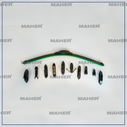 SİLECEK SÜPÜRGESİ TEK TİP ÜNİVERSAL 11 APARATLI 21 MUZ (530mm)