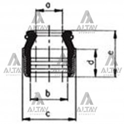 SUPAP LASTİĞİ DUCATO / BOXER / MASTER (8x12x15,2x5,7x9,5)