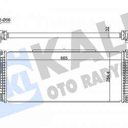 TURBO RADYATÖRÜ (INTERCOOLER) INSIGNIA B B15SFT-B16DTH-D16CFT-B20NFT-D20DTH