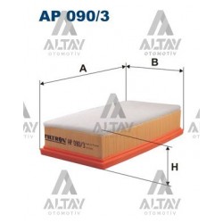 HAVA FİLTRESİ 407 04-10 / EXPERT / SCUDO / JUMPY 07= 1.6HDI DV6TED4 SÜNGERLİ