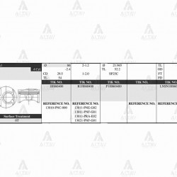 PİSTON TAKIM CRV 2.0L / 02-06 / 86.50mm / K20A / ACCORD 2.0L 03-07 / 0.50