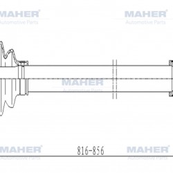 AKS KOMPLE ARKA IX-35 10-15 / SPORTAGE 11-16 / DİZEL A/T SAĞ ABSLİ 48 DİŞ 816mm