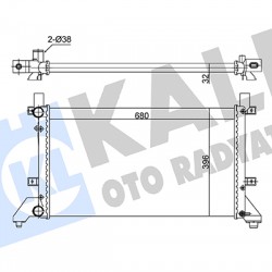 RADYATÖR SU LT35 96-06 ANJ-AVR-AHD-ATA-BCQ 2.5 TDİ-2.8 TDI MEKANİK