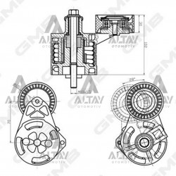 VANTİLATÖR GERGİSİ FORD TRANSIT V347 KOMPLE