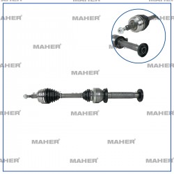 AKS KOMPLE ÖN TRANSPORTER T5 04-09 / SAĞ AXD 2.5TDI 873mm