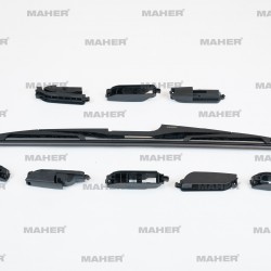 SİLECEK SÜPÜRGESİ PLASTİK TİP 10 APARATLI 15 ARKA (380mm)