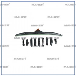 SİLECEK SÜPÜRGESİ TEK TİP ÜNİVERSAL 11 APARATLI 19 HYBRID (480mm)