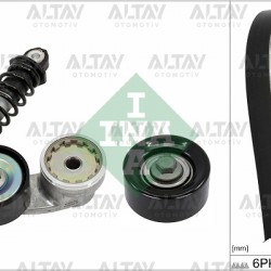 VANTİLATÖR GERGİ SETİ TUCSON 18-20 / SPORTAGE 18= / KONA 18= / STONIC / CEED - X-CEED / 1.6 DIZEL