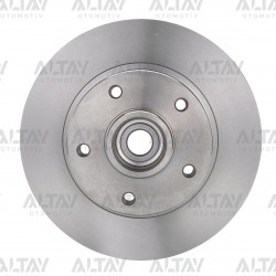 FREN DİSKİ FLUENCE 09-16 / MEGANE III 08-15 / MEGANE IV 16= / ARKA DÜZ ABSLİ PORYALI RULMANLI 260-5