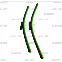 SİLECEK SÜPÜRGESİ TAKIM DUSTER / LOGAN II / LOGAN MCV II / SANDERO II / SYMBOL II-III / STEPWAY 13= AEROTWIN A173S (550+480mm) 22+19