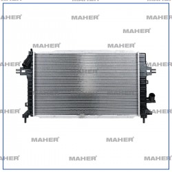 RADYATÖR SU ASTRA H / ZAFIRA B  Z13DTH-A17DTR-Z17DTR-Z17DTH-Z19DTH    M-T BRAZING
