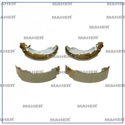 FREN BALATA CLIO IV 12= / C-ELYSEE 12= / 301 12= / C3 II 09-16 / C3 III 16= / CLIO II 00-08 / LOGAN 12= / SANDERO 08= /  DS3 15-19 / MATRIX 01-10 /  MICRA 10-15 K13 / NOTE 13= / 208 I 16=  LEVYELI PABUÇ ARKA +1mm