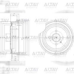 FREN KAMPANA ARKA ASTRA F / ASTRA G / ASTRA H / CORSA C 1.4-1.6-1.8 FREN KAMPANA ARKA ASTRA F / ASTRA G / ASTRA H / CORSA C 1.4-1.6-1.8