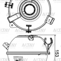 YEDEK SU DEPOSU GOLF5 / GOLF6 / JETTA / PASSAT / CADDY / A3 / LEON 04-12 1.4-1.6-1.9-2.0 YEDEK SU DEPOSU GOLF5 / GOLF6 / JETTA / PASSAT / CADDY / A3 / LEON 04-12 1.4-1.6-1.9-2.0