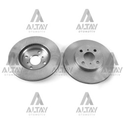 FREN DISKI YARIS 02-10 / 1.3-1.4 D-4D ÖN HAVALI 255-4  (SET)