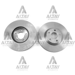 FREN DISKI QASHQAI 07-14 / KOLEOS 09-14 / ÖN HAVALI 320-5 KAPLAMALI  (SET)