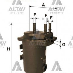 YAKIT FİLTRESİ (MAZOT) MEGANE II 1.5DCI K9K SENSÖRLÜ YAKIT FİLTRESİ (MAZOT) MEGANE II 1.5DCI K9K SENSÖRLÜ