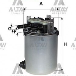 YAKIT FİLTRESİ (MAZOT) QASHQAI 14-18 / X-TRAIL 14= / R9M / K9K YAKIT FİLTRESİ (MAZOT) QASHQAI 14-18 / X-TRAIL 14= / R9M / K9K