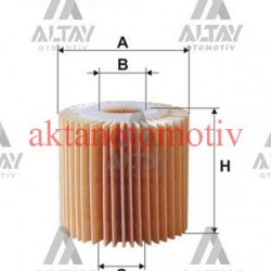 YAĞ FİLTRESİ COROLLA 1.4 DİZEL D4D / YARIS 1.4 D4D / AURIS 13= YAĞ FİLTRESİ COROLLA 1.4 DİZEL D4D / YARIS 1.4 D4D / AURIS 13=