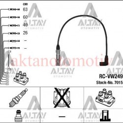 BUJİ KABLOSU TAKIM GOLF5 / JETTA / A3 / A4 / PASSAT / LEON 04-09 BGU-BFQ-BSE-ALZ-AVU 1.6 (4 Adet)