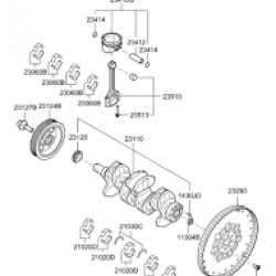 YATAK KOL I-20 20= / RIO 20=  1.0 T-GDI STD (2Lİ PAKET) YEŞİL